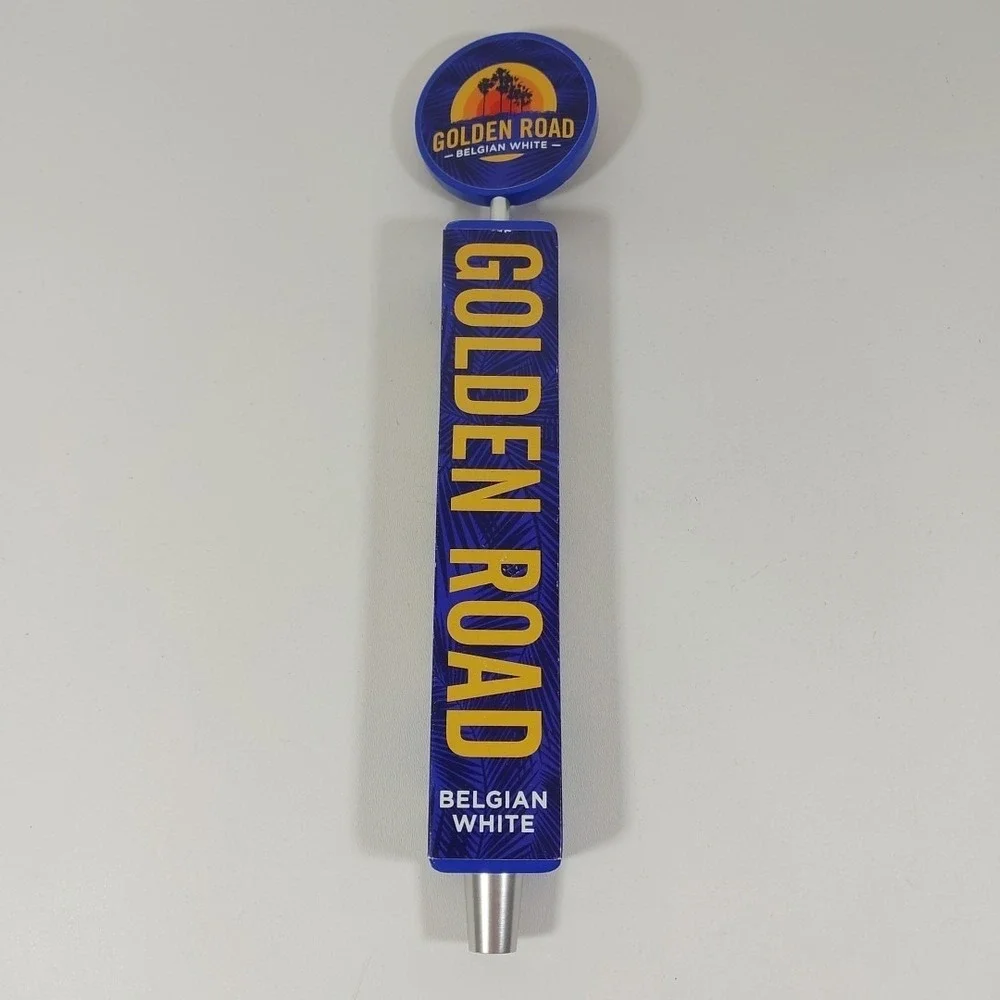 Belgian White Beer Tap Handle  Golden Road Brewing Bar Pub‎ Man Cave